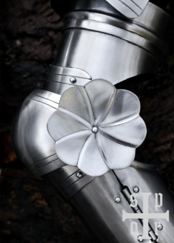 Preview: Gotisches Armzeug - 16. Jh.  -  1,6 mm Stahl  -  Paar